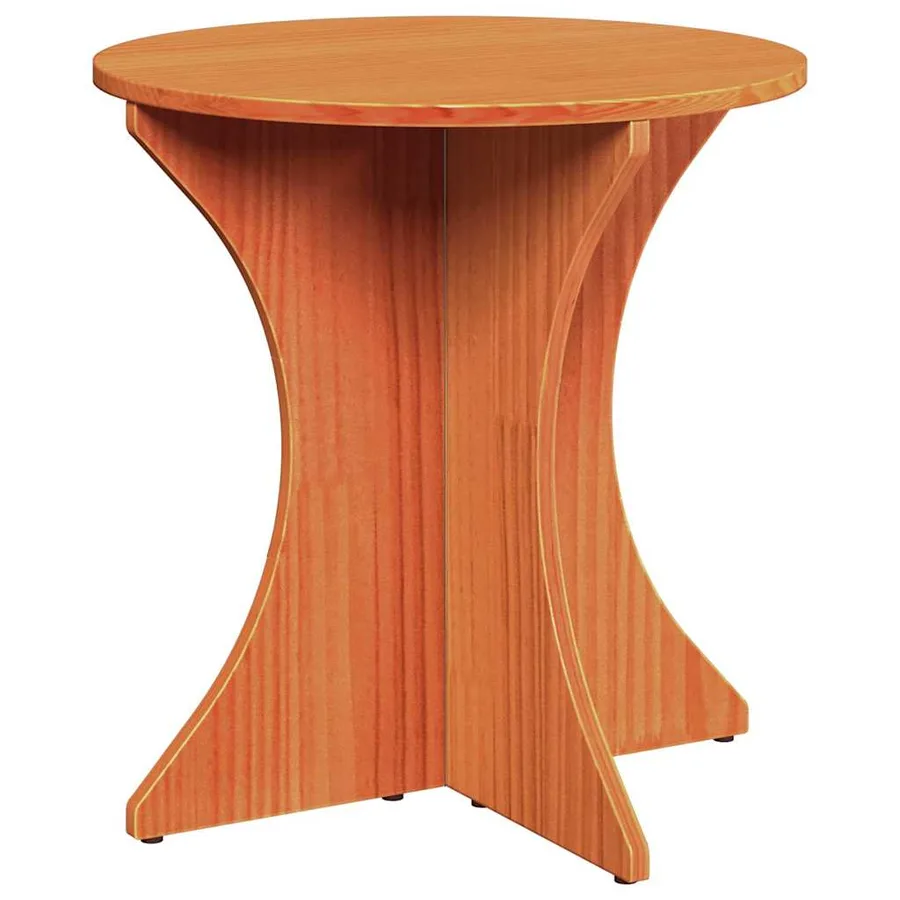 Table basse 3 pcs Brun cire - 5