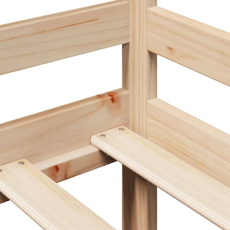 Lit de jour avec tiroirs sans matelas 90x190 cm bois massif - 10