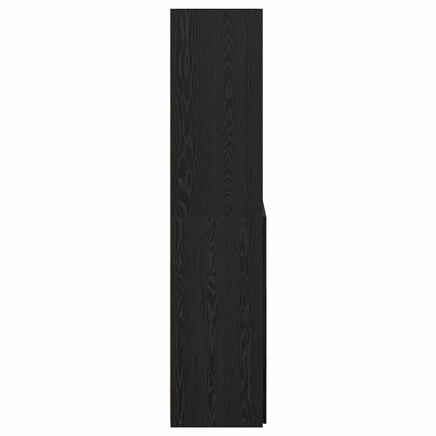 Haut Armoire Chêne noir 80 x 42,5 x 185 cm Bois d'ingénierie - 7