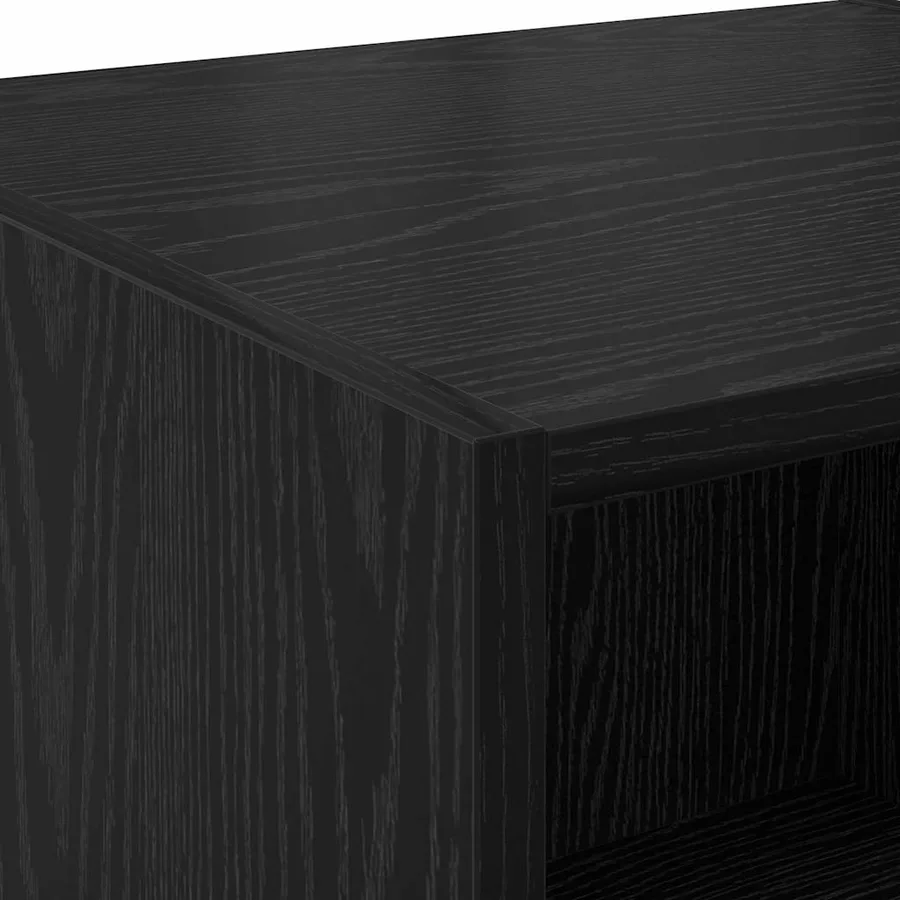Haut Armoire Chêne noir 80 x 42,5 x 185 cm Bois d'ingénierie - 9