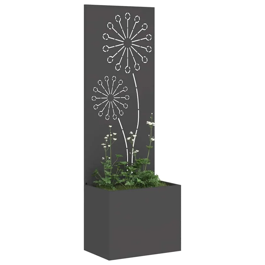 Écran de confidentialité de jardin Fretwork Noir 50 x 150 cm - 3