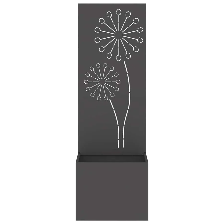 Écran de confidentialité de jardin Fretwork Noir 50 x 150 cm - 5