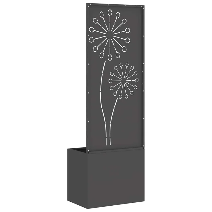 Écran de confidentialité de jardin Fretwork Noir 50 x 150 cm - 7