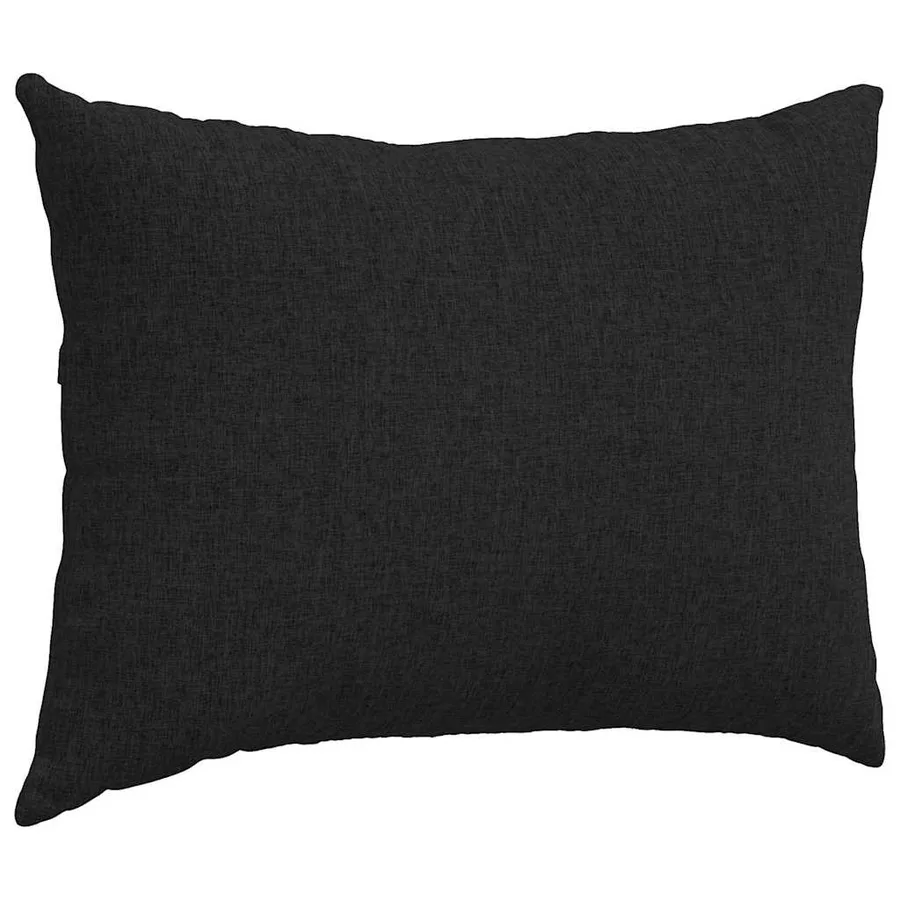 Coussins de canapé 2 pcs Noir 70 x 50 cm tissu - 5
