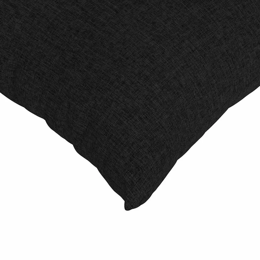 Coussins de canapé 2 pcs Noir 70 x 50 cm tissu - 7
