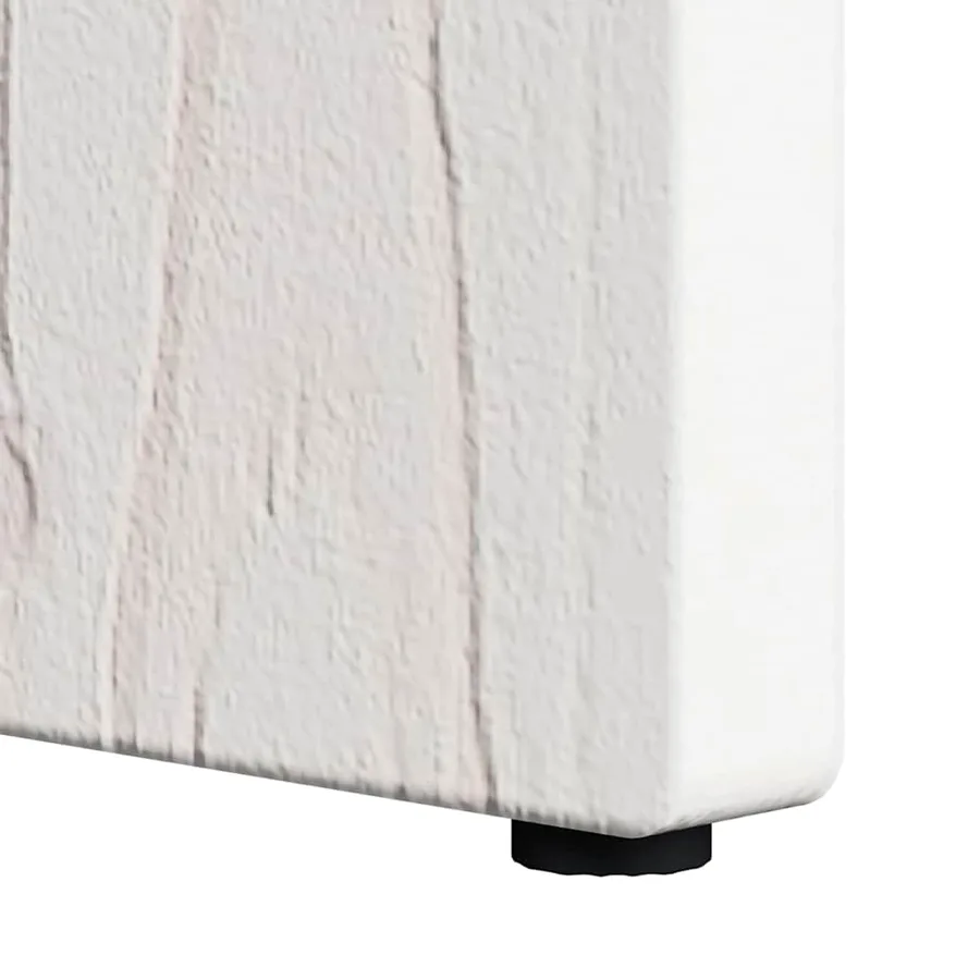 Table basse Blanc 80 x 50 x 31 cm Bois massif en pin - 11