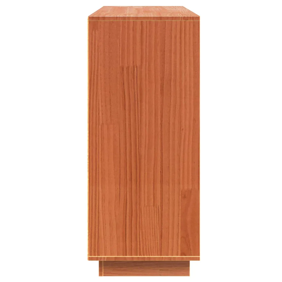 Buffet Brun cire 104,5 x 34 x 80 cm Pin massif - 7