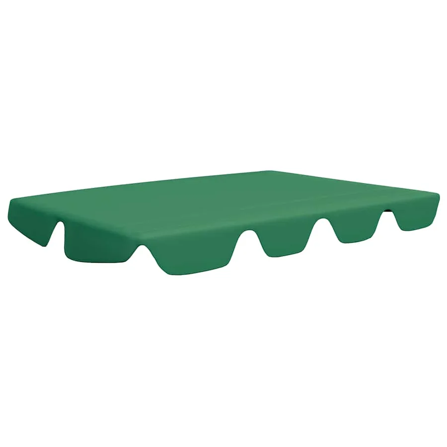 Toit de rechange de balançoire vert 188/168x145/110 cm - 2