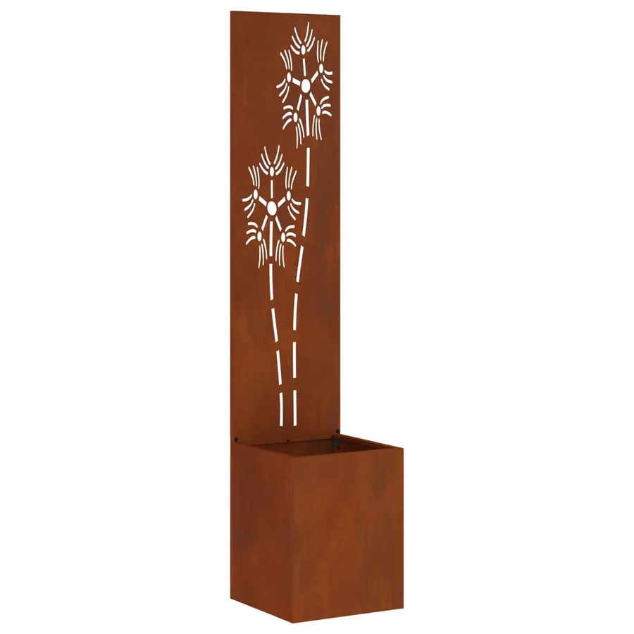 Écran de confidentialité de jardin Rouillé 32 x 32 x 150 cm - 2