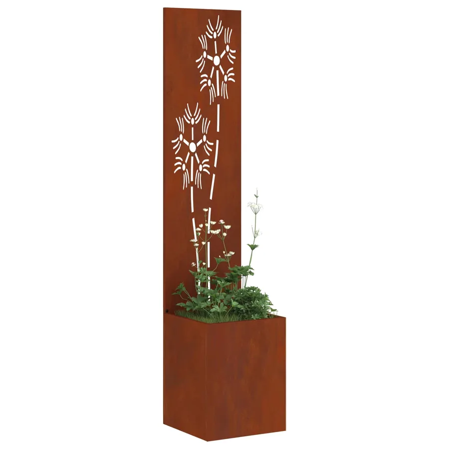 Écran de confidentialité de jardin Rouillé 32 x 32 x 150 cm - 3