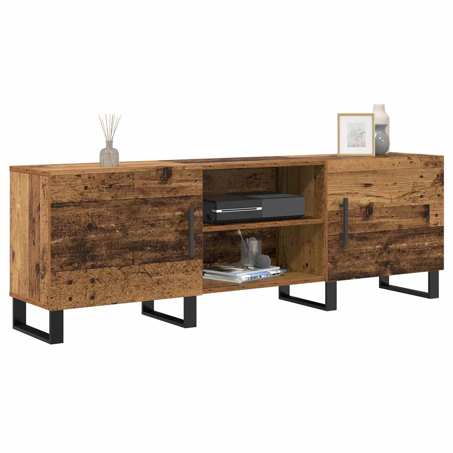 Meuble TV Bois Ancien 150 x 30 x 50 cm Bois d'ingénierie - 3