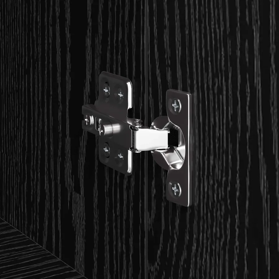 Meuble TV Chêne noir 150 x 30 x 50 cm Bois d'ingénierie - 9