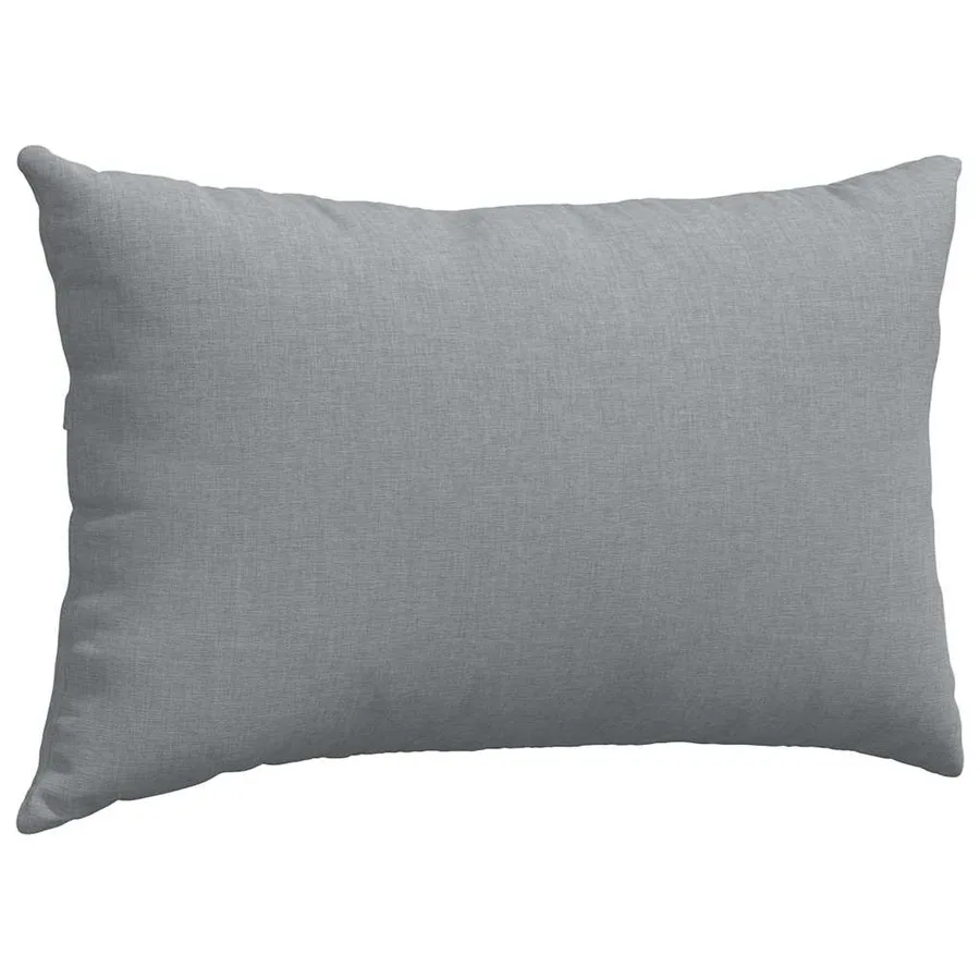 Coussins de canapé 2 pcs Gris clair 50 x 30 cm tissu - 5