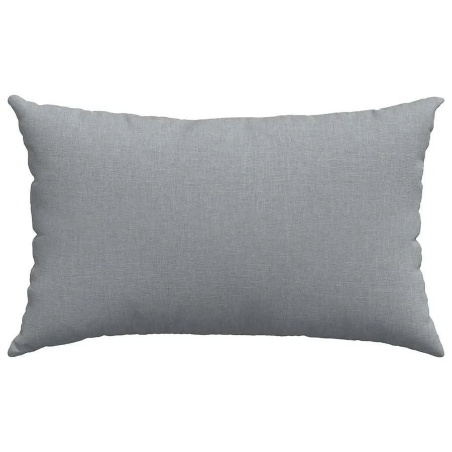 Coussins de canapé 2 pcs Gris clair 50 x 30 cm tissu - 6