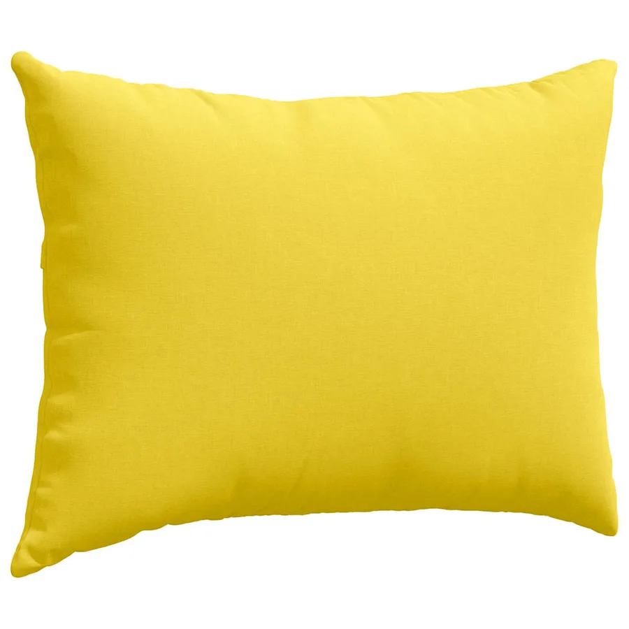 Coussins de canapé 2 pcs Jaune clair 70 x 50 cm tissu - 5