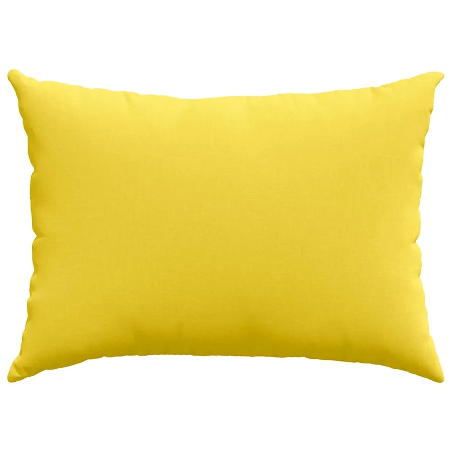 Coussins de canapé 2 pcs Jaune clair 70 x 50 cm tissu - 6