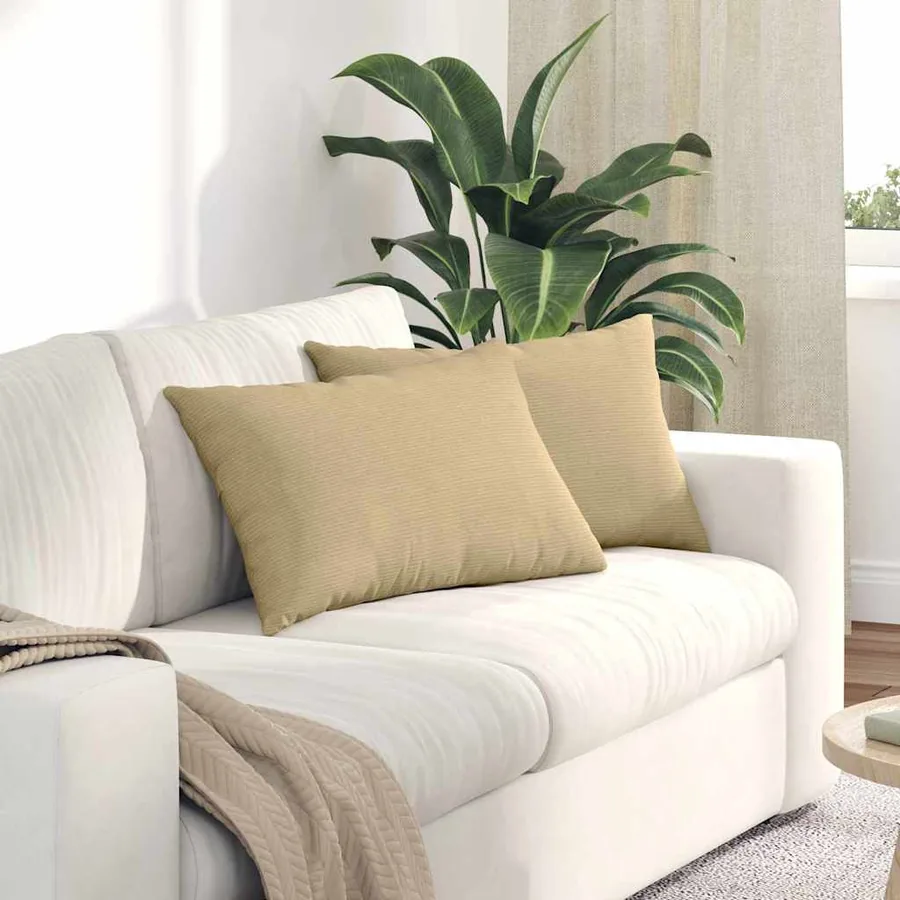 Coussins de canapé 2 pcs Vert gris 60 x 40 cm