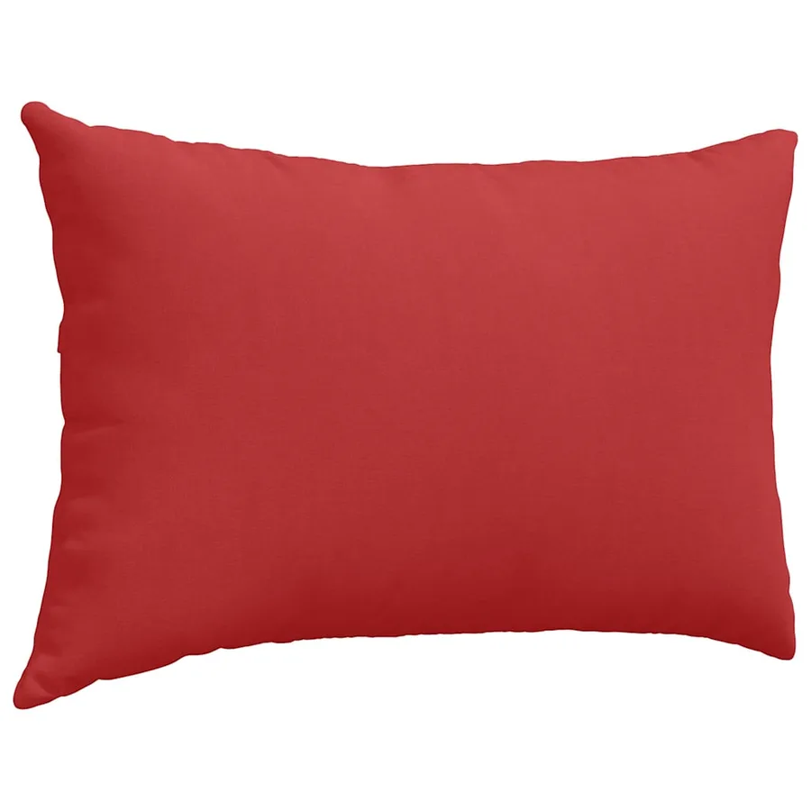 Coussins de canapé 2 pcs Rouge 60 x 40 cm tissu - 5