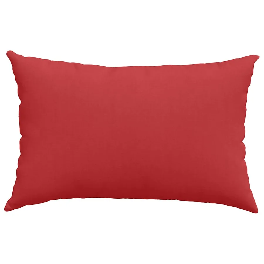 Coussins de canapé 2 pcs Rouge 60 x 40 cm tissu - 6