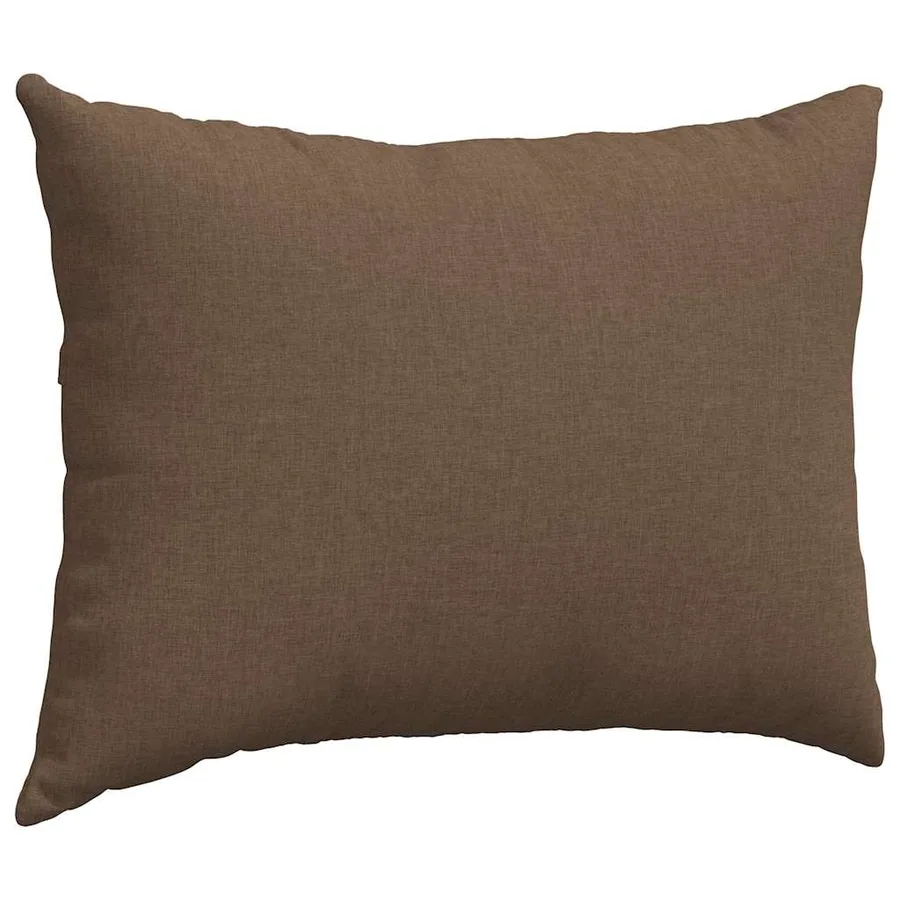 Coussins de canapé 2 pcs Marron 70 x 50 cm tissu - 5