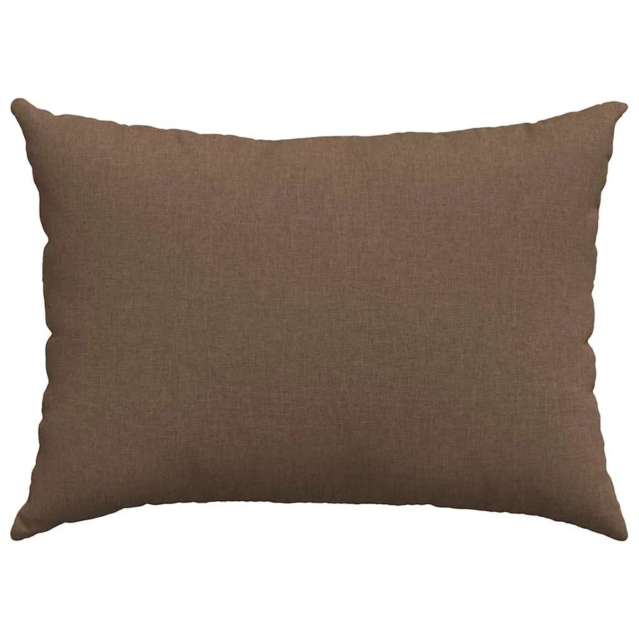 Coussins de canapé 2 pcs Marron 70 x 50 cm tissu - 6
