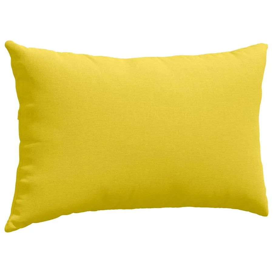 Coussins de canapé 2 pcs Jaune clair 50 x 30 cm tissu - 5