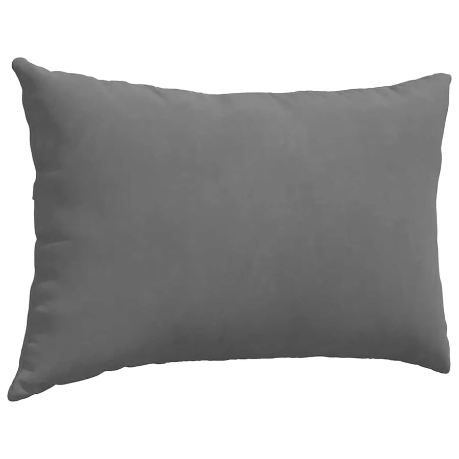 Coussins de canapé 2 pcs Gris foncé 60 x 40 cm tissu - 5