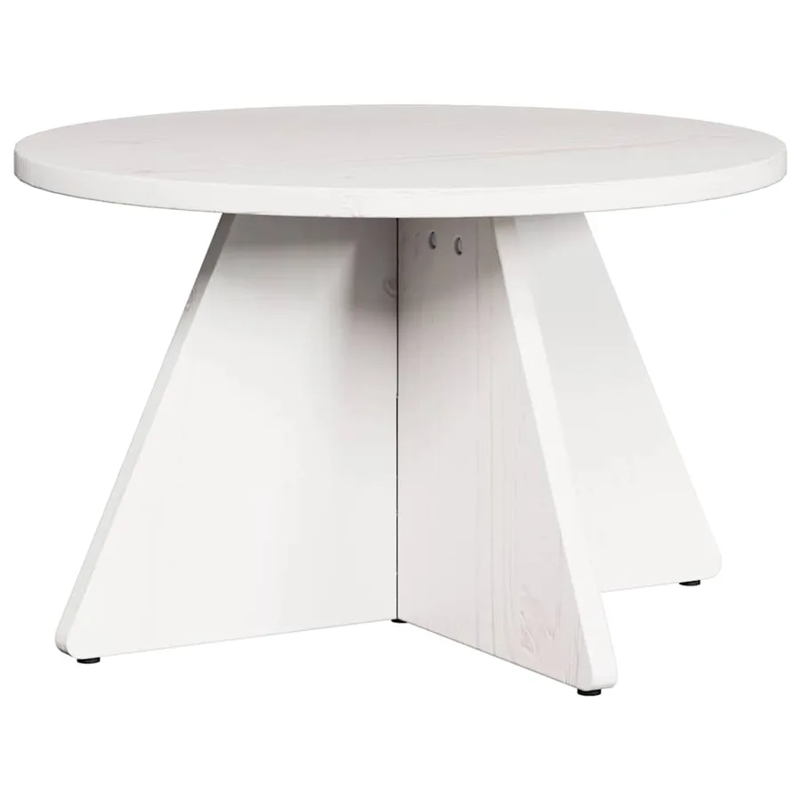 Table basse 3 pcs Blanc - 5