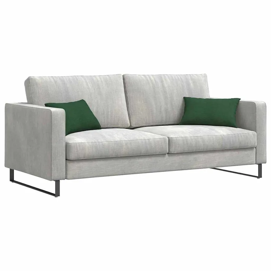 Coussins de canapé 2 pcs Vert foncé 50 x 30 cm - 3
