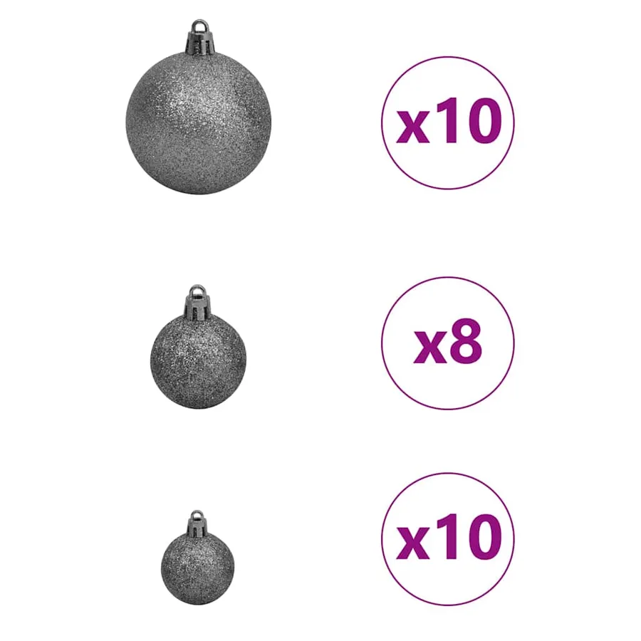 Sapin de Noël avec 300 LED avec support Vert 180 cm PE - 9