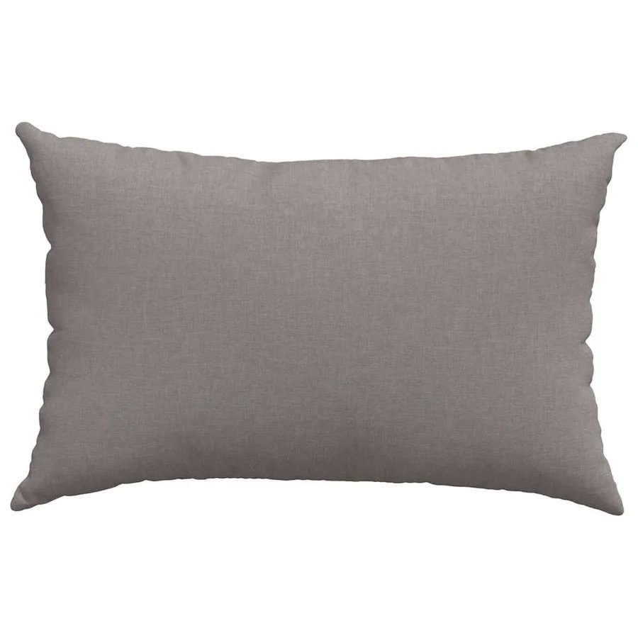 Coussins de canapé 2 pcs Taupe 60 x 40 cm tissu - 6