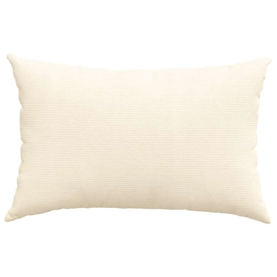 Coussins de canapé 2 pcs Crème 60 x 40 cm - 6