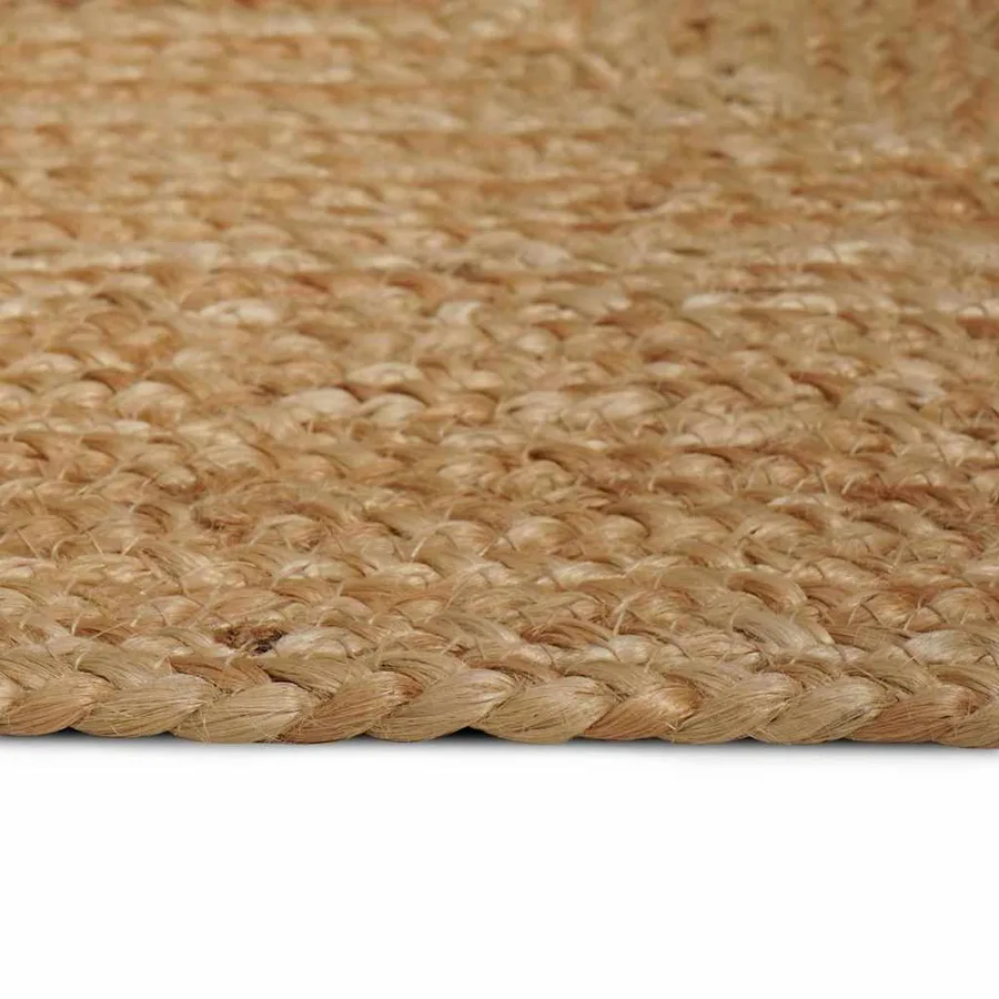 Tapis de surface Naturel 120 x 120 cm Jute - 5