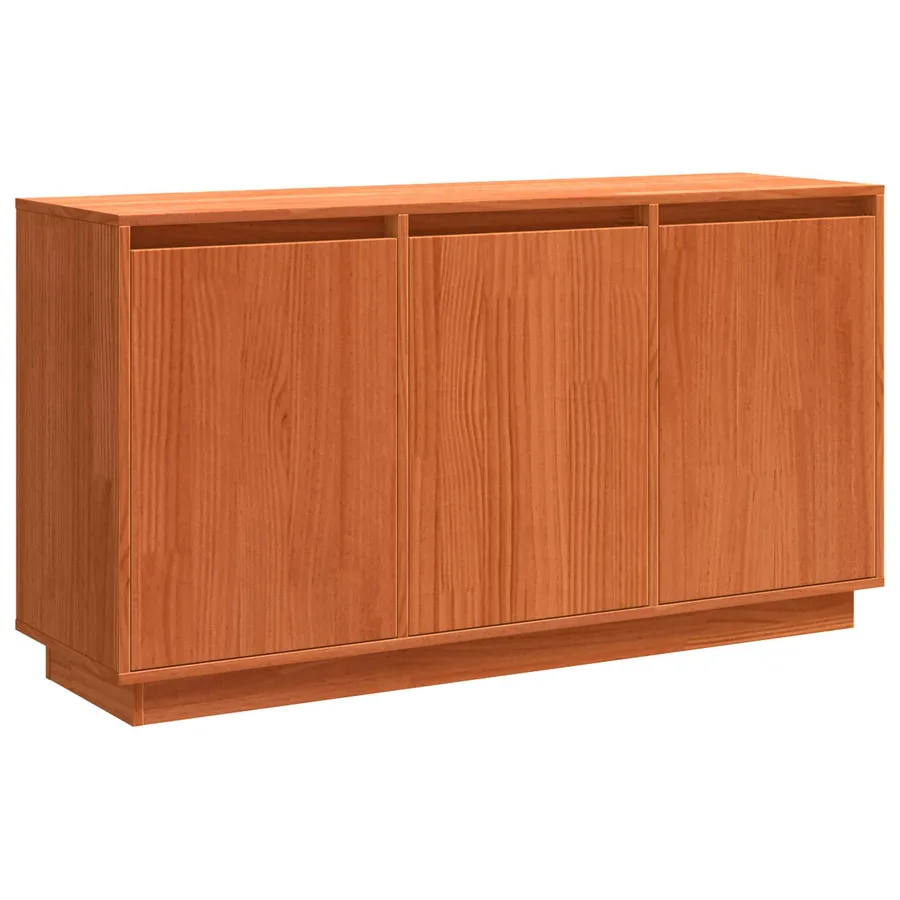 Buffet Chêne brun 111 x 34 x 60 cm Pin massif - 2