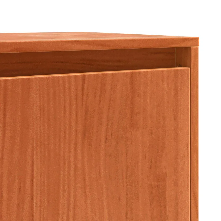 Buffet Chêne brun 111 x 34 x 60 cm Pin massif - 9