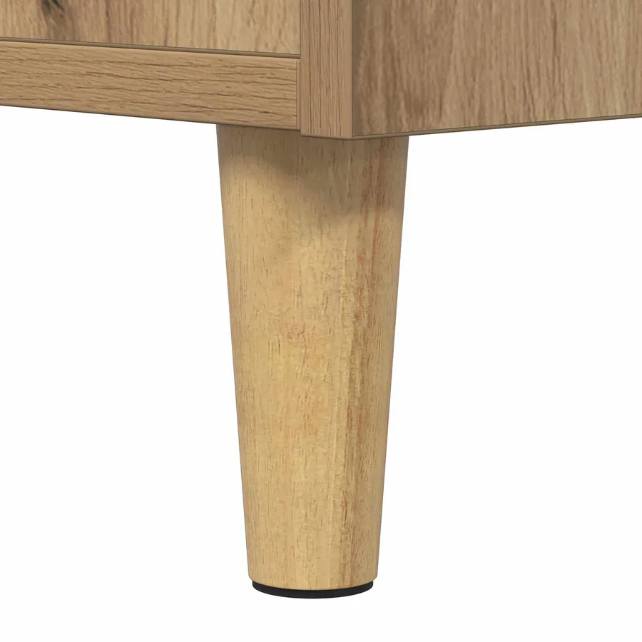 Buffet Chêne artisanal 34,5 x 34 x 90 cm Bois d'ingénierie - 11