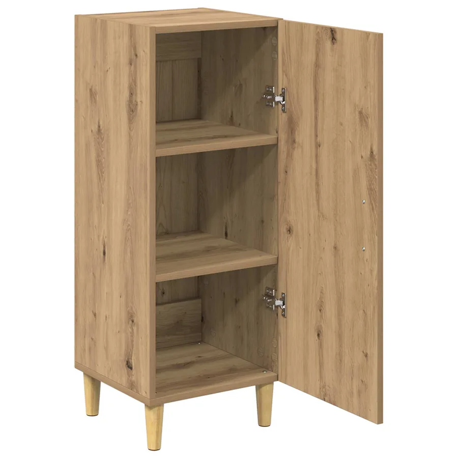 Buffet Chêne artisanal 34,5 x 34 x 90 cm Bois d'ingénierie - 5