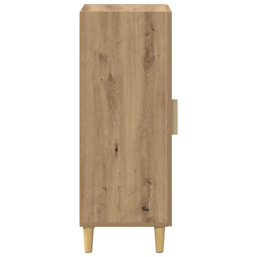 Buffet Chêne artisanal 34,5 x 34 x 90 cm Bois d'ingénierie - 7