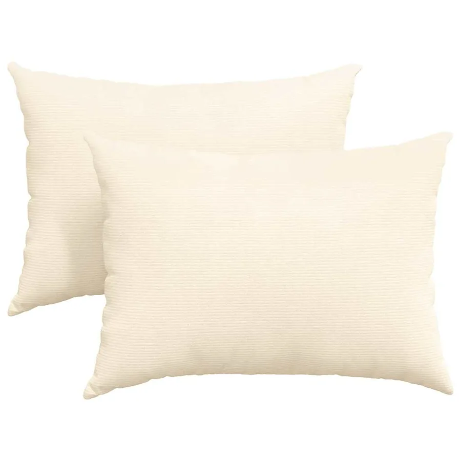 Coussins de canapé 2 pcs Crème 70 x 50 cm - 2