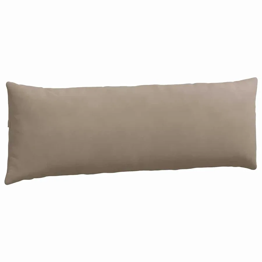 Coussins de canapé 2 pcs Taupe 120 x 40 cm tissu - 5