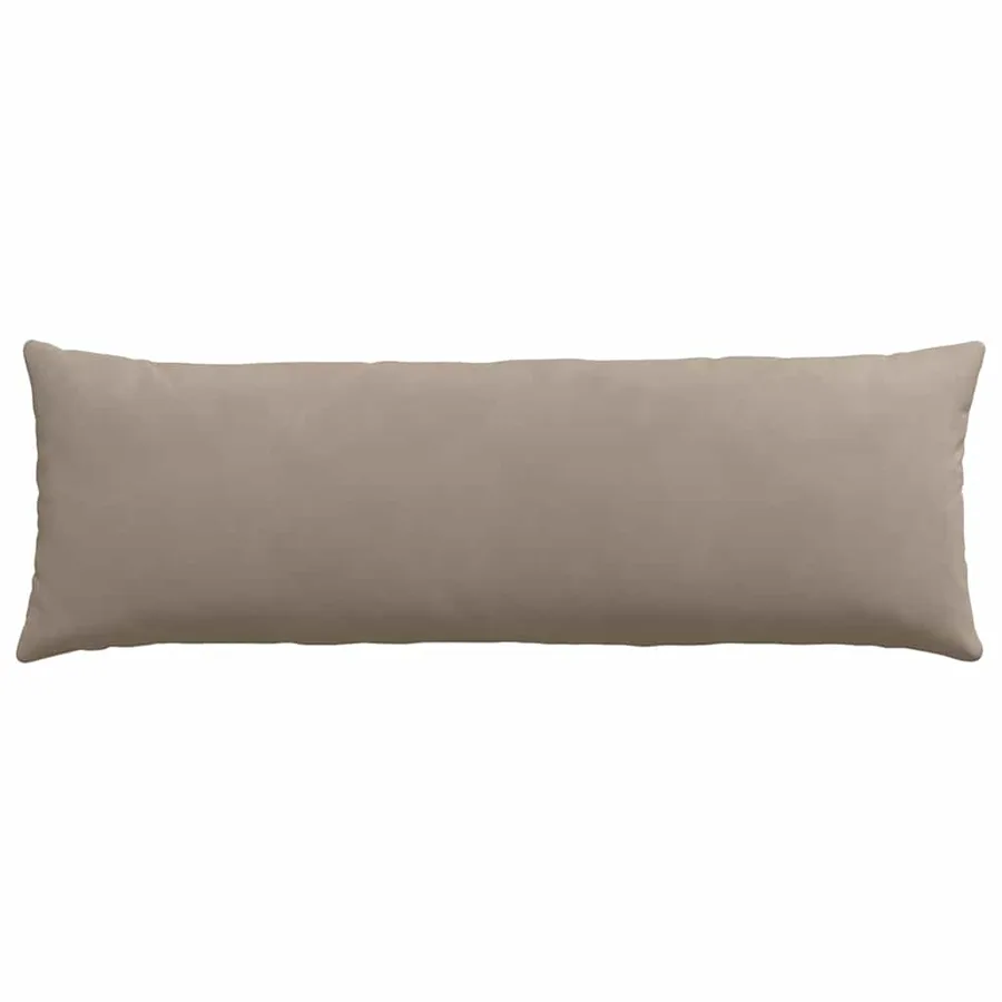 Coussins de canapé 2 pcs Taupe 120 x 40 cm tissu - 6