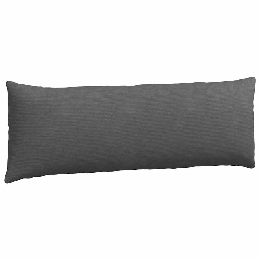 Coussins de canapé 2 pcs Gris foncé 120 x 40 cm - 5