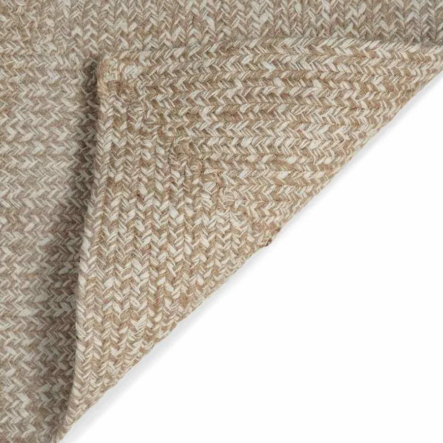 Tapis de surface Naturel et Blanc 80 x 250 cm Jute - 6