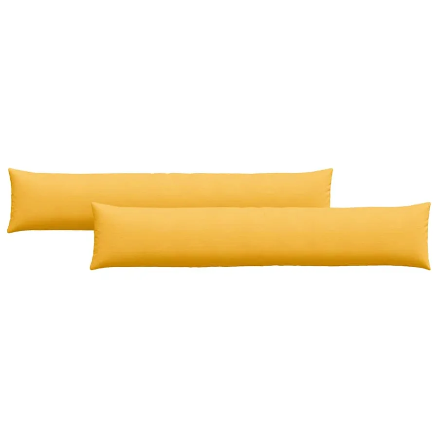 Coussins de canapé 2 pcs Jaune clair 200 x 40 cm - 2