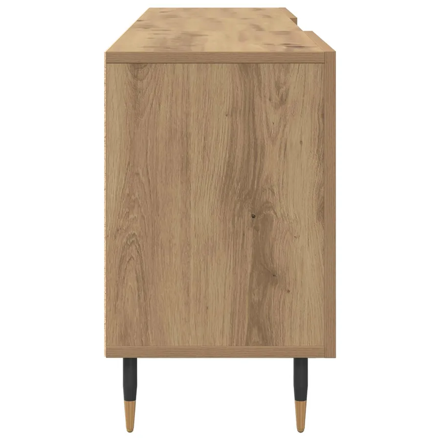 Meuble TV 150 x 30 x 50 cm chêne artisanal Bois d'ingénierie - 7