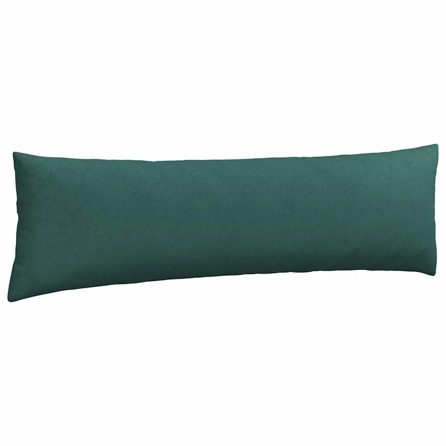 Coussins de canapé 2 pcs Vert foncé 145 x 40 cm tissu - 5