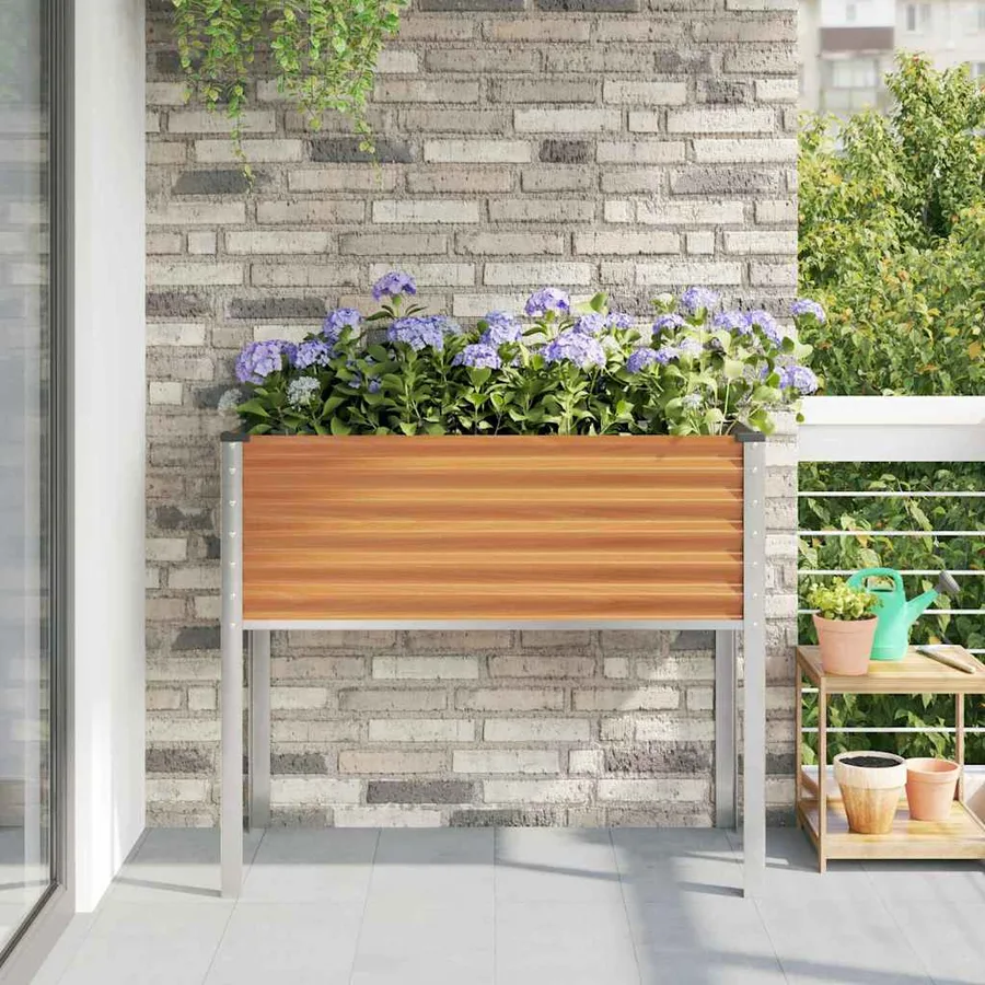 Cache-pot de jardin Marron Clair 100 x 45 x 90 cm - 4