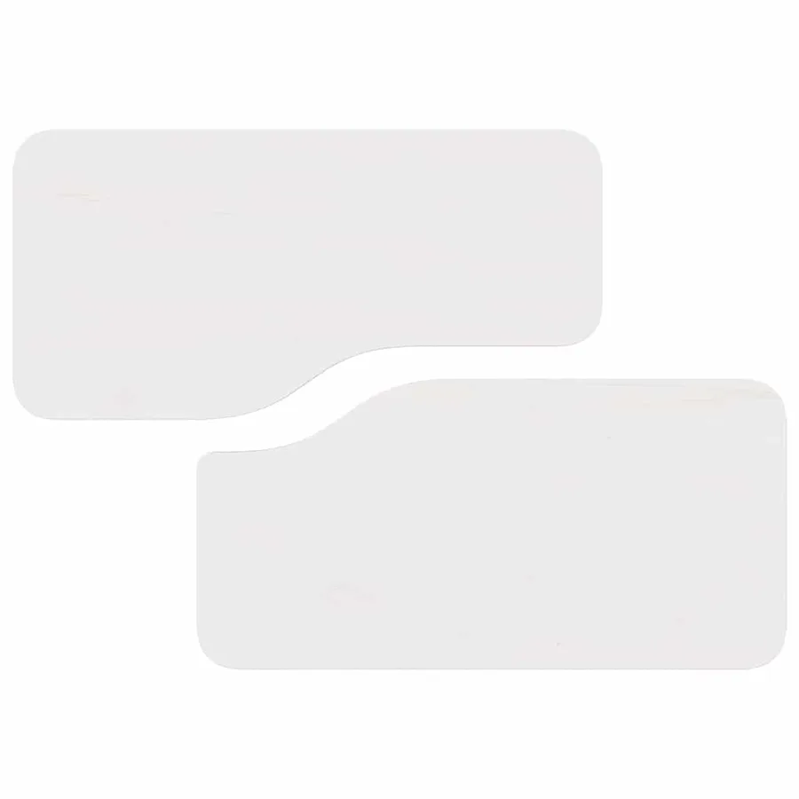 Table basse 2 pcs Blanc Bois massif en pin - 12