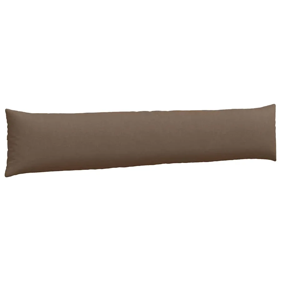 Coussins de canapé 2 pcs Marron 200 x 40 cm tissu - 5
