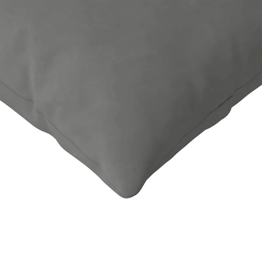 Coussins de canapé 2 pcs Gris foncé 120 x 40 cm tissu - 7